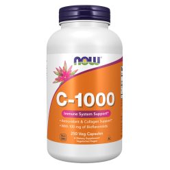   Now Foods C vitamin 1000 mg bioflavonoiddal és rutinnal 250 kapszula 
