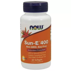 Now Foods SUN-E™ Natural Vitamin E 400 IU 60 softgels 