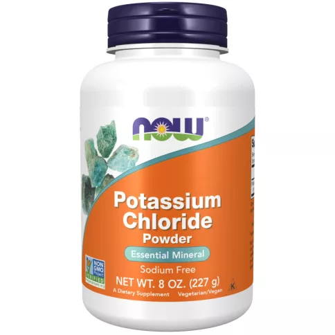 Now Foods Kálium-klorid Potassium Chloride Powder 363 mg 227g por