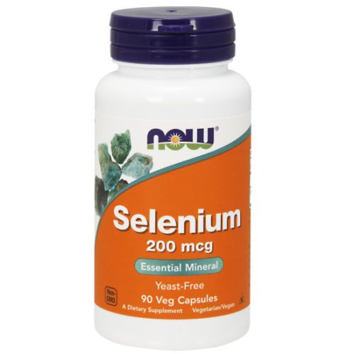 Now Foods Selenium 200 mcg 90 db vegán kapszula