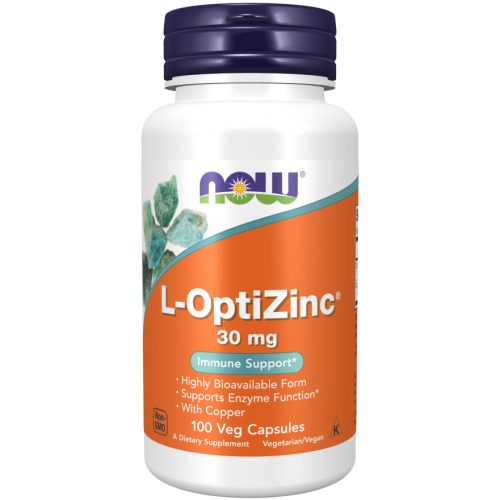 Now Foods L-OptiZinc® 30 mg 100 vegán kapszula