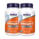 Now Foods Omega 3 Halolaj Molecularly Distilled 2x1 doboz DUO pack 2x100 lágykapszula csomagban olcsóbb!