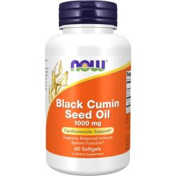   Now Foods Black Cumin Seed Oil - Feketekömény olaj 60 db lágyzselatin kapszula