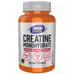   Now Foods Creatine Monohydrate 750 mg Kreatin 120 db vegán kapszula