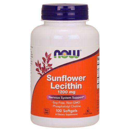 Now Foods Sunflower napraforgó Lecithin 1200 mg 100 softgels 