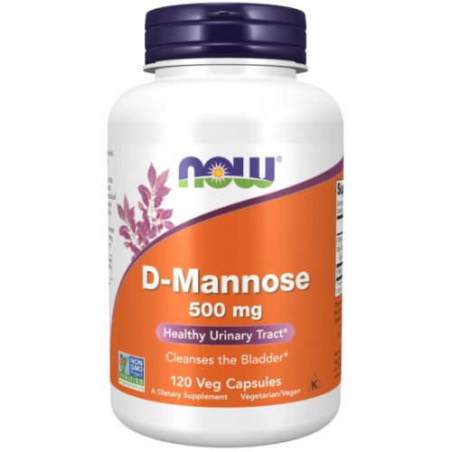 Now Foods D-mannose 500 mg 120 kapszula Húgyuti d mannóz 