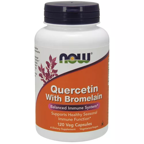 Now Foods Quercetin és Bromelain 120 kapszula 