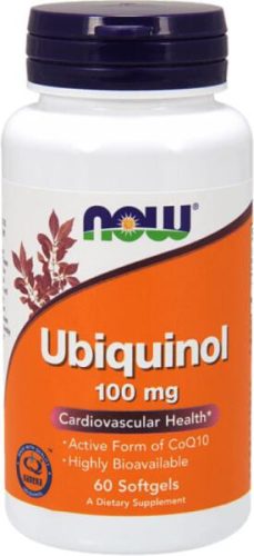 Now Foods Ubiquinol 100 mg - 60 Softgels Q10 