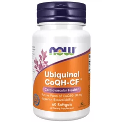 Now Foods Ubiquinol CoQH- CF 50 mg  60 db lágyzselatin