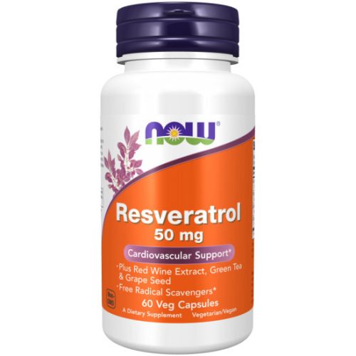 Now Foods Resveratrol 50mg 60 vegán kapszula