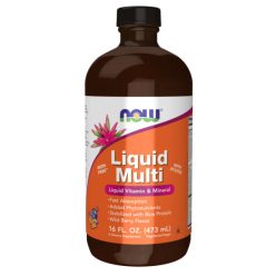   Now Foods Liquid Multi Wild Berry ( erdei gyümolcsös)Vegetarian 473 ml 