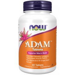   Now Foods ADAM™ Superior Men's Multivitamin Férfiaknak 60 tabletta 