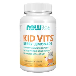   Now Foods Kid Vits™ Berry Fresh Limonádé 120 rágótabletta