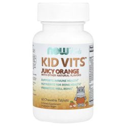   Now Foods Kid Vits Juicy Orange gyerek multivitamin narancs 60 rágótabletta