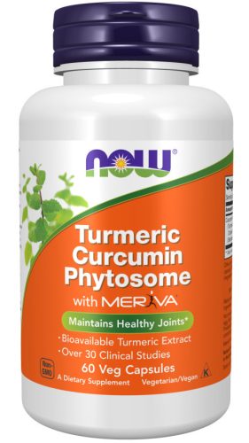 Now Foods Turmeric Curcumin Phytosome Kurkuma 60 Vegkapszula 