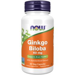 Now Foods Ginkgo Biloba 60mg 60 db kapszula