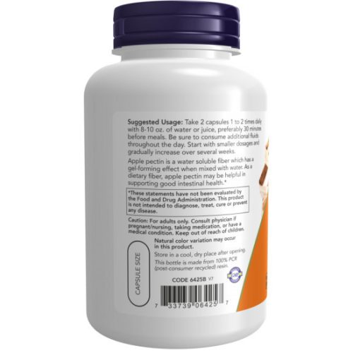 Now Foods Apple Pectin 700 mg  Alma pektin 120 db vegán kapszula