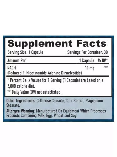 Haya Labs NADH 10 mg 30 vegán kapszula 