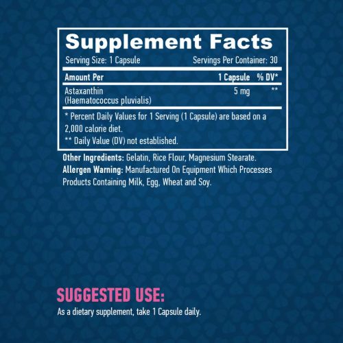 Haya Labs Astaxanthin 5 mg 30 kapszula 