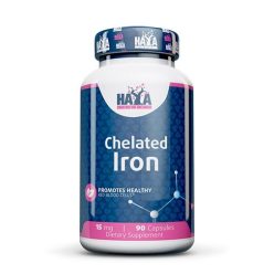   Haya Labs Chelated Iron (kelátozott vas biszglicinát) / 90 kapszula 