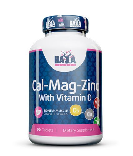 Haya Labs Calcium Magnesium & Zinc Vitamin D3 90 tabletta