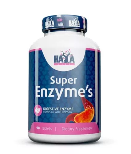 Haya Labs Szuper Enzim komplex - Emésztő enzim 90 db tabletta