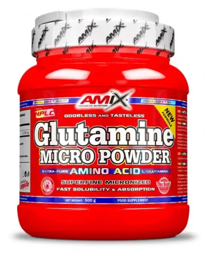 AMIX Glutamine Micro Powder- L-Glutamin por 500 g