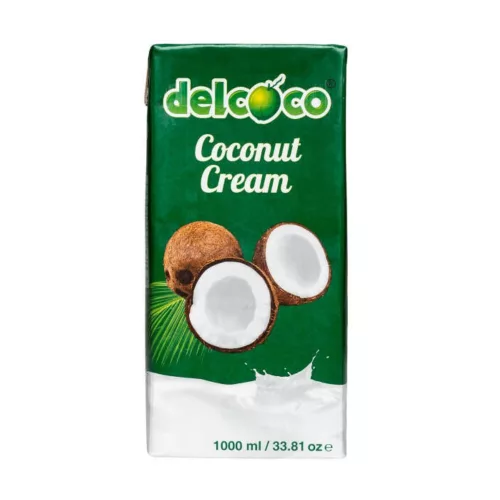 Kókusztejszín (Kókuszkrém) 1liter Delcoco
