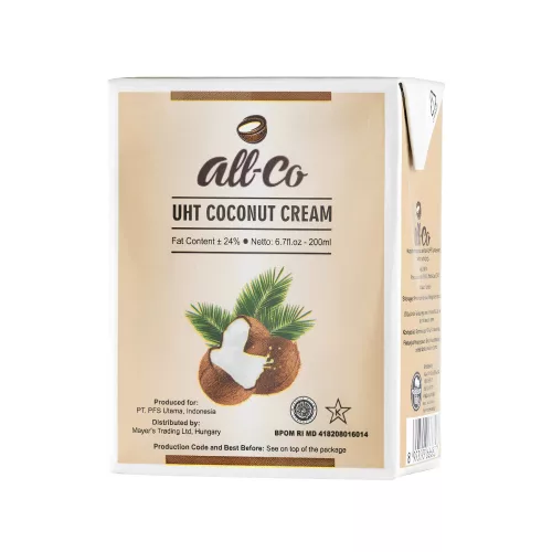 ALL-CO  KÓKUSZTEJSZÍN (KÓKUSZKRÉM) 200ml 