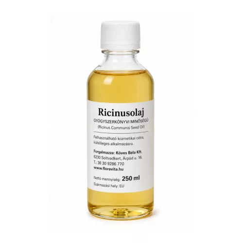 Ricinus olaj (Castor oil) gyógyszerkönyvi minőség. 250 ml 