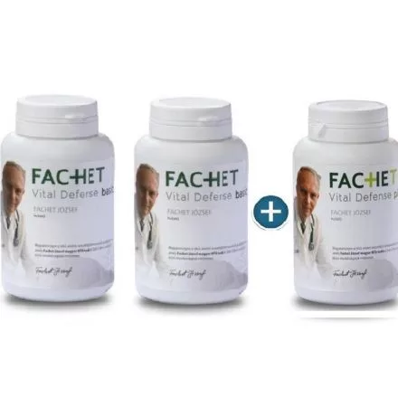 Dr Fachet Gyógygomba Vital Defense BASIC és PLUS 2+1 darabos csomag 120+60 db