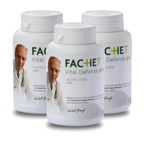 Dr Fachet Gyógygomba Vital Defense PLUS TRIO Pack 3x60db