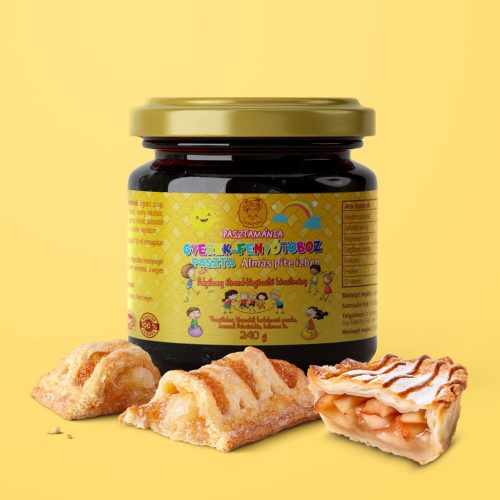 Pasztamánia Gyerek Fenyőtoboz Paszta Almás Pite Ízben 240 ml
