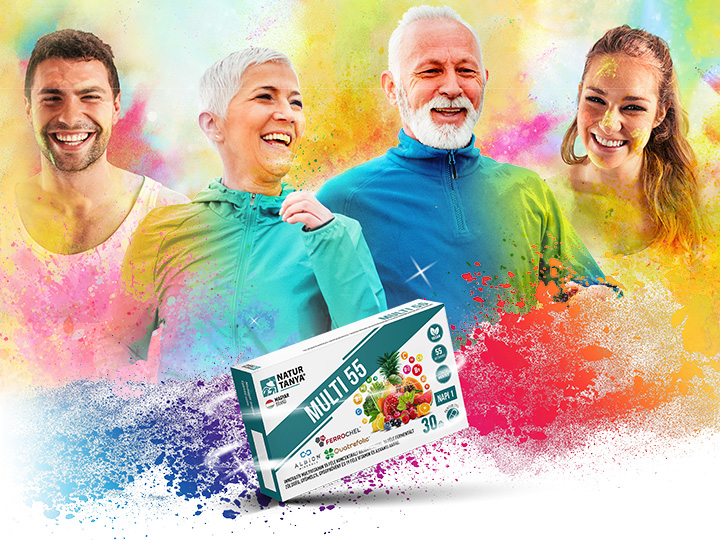 6 ok a Multi 55 Fermentált multivitamin összetevői mellett
