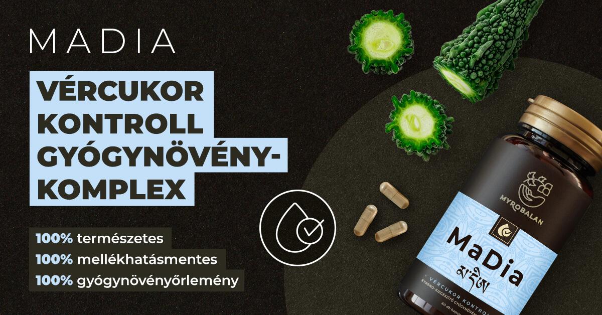 MaDia vércukor kontroll gyógynövény-komplex